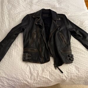 Allsaints Tyson Leather Biker Jacket